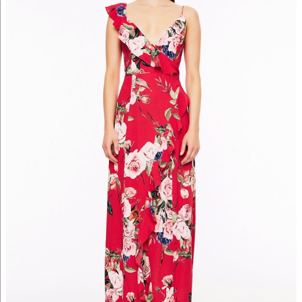 AFRM Ruffle Wrap dress from Nordstrom